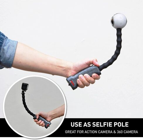 Pistol Grip Plus فقط: مقبض مع حامل 1/4"-20 لكاميرات DSLR بدون مرآة، وكاميرا الحركة، والهواتف الذكية، ومقبض مثبت الفيديو (مقبض المسدس Plus فقط) in Kuwait