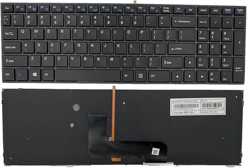 استبدال الكمبيوتر المحمول Tiugochr تخطيط الولايات المتحدة مع لوحة المفاتيح الخلفية لClevo P650RE3 P650RE6 P650SA P650SE P650SG P651RE P651RE6 P651RP6-G P651SE P651SG N150SC N150SD N150RD N150RF NP8652 NP8657 NP8658 in Saudi Arabia