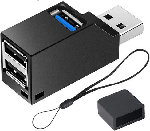 iJiGui USB Hub، 2 USB 2.0 + USB 3.0، Mini USB 3.0 Hub Ortable محول عالي السرعة للتوسيع متعدد USB Hub، محاور متعددة المنافذ لنقل البيانات بسرعة لأجهزة MacBook، محركات أقراص فلاش USB، الكمبيوتر المحمول، لوحة المفاتيح in Kuwait