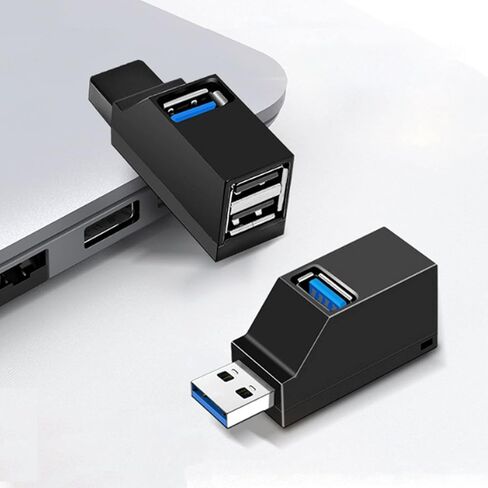 iJiGui USB Hub، 2 USB 2.0 + USB 3.0، Mini USB 3.0 Hub Ortable محول عالي السرعة للتوسيع متعدد USB Hub، محاور متعددة المنافذ لنقل البيانات بسرعة لأجهزة MacBook، محركات أقراص فلاش USB، الكمبيوتر المحمول، لوحة المفاتيح in Kuwait