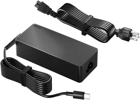 شاحن عالمي لجهاز Chromebook USB C شاحن كمبيوتر محمول 65 وات لـ HP Asus وSamsung وAcer وGoogle Lenovo Thinkpad X280 X380 X390 L390 E480 E490 Yoga C930 C940 C740 S730 730 730S 910 920 محول طاقة تيار متردد من النوع C in Kuwait