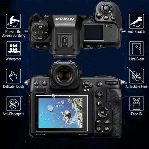 واقي شاشة YARREL مصمم لهاتف Nikon Z8 Z9 Z 8 Z 9 من الزجاج المقسى المقاوم للخدش غطاء صلب للعرض الساخن in Kuwait