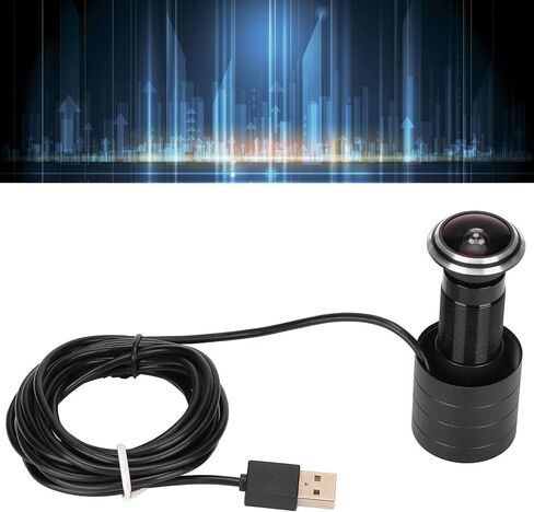 سانبايل كاميرا USB، كاميرا 1080P بفتحة عين الباب بزاوية واسعة مع 2 مليون بكسل، كاميرا عالية الدقة بخاصية التوصيل والتشغيل بدون محرك للمنزل والفندق in Kuwait