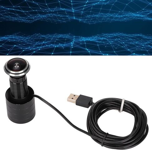 سانبايل كاميرا USB، كاميرا 1080P بفتحة عين الباب بزاوية واسعة مع 2 مليون بكسل، كاميرا عالية الدقة بخاصية التوصيل والتشغيل بدون محرك للمنزل والفندق in Kuwait