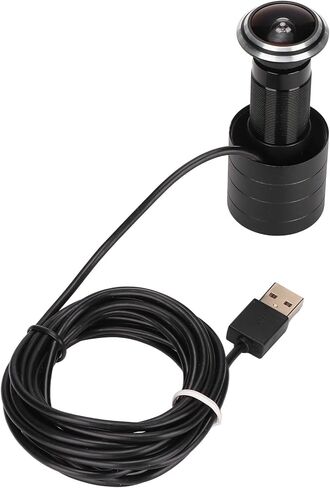 سانبايل كاميرا USB، كاميرا 1080P بفتحة عين الباب بزاوية واسعة مع 2 مليون بكسل، كاميرا عالية الدقة بخاصية التوصيل والتشغيل بدون محرك للمنزل والفندق in Kuwait