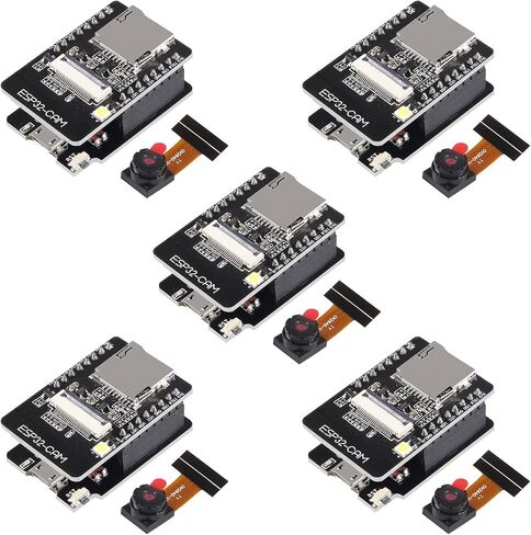 1PCS ESP32-CAM-MB, ESP32-CAM WiFi Bluetooth Board ESP32-CAM-MB Micro USB to Serial Port CH340G with OV2640 2MP Camera Module Dual Mode Compatible with Arduino IDE Arduino Raspberry Pi in Kuwait