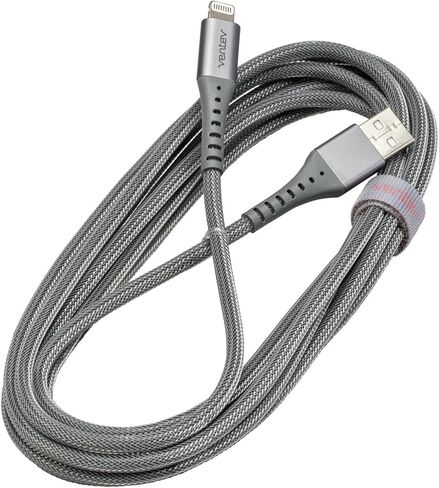 كابل Ventev مسطح USB C إلى Apple Lightning عالي السرعة خالٍ من التشابك بطول 6 أقدام in Kuwait