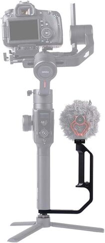 DF DIGITALFOTO Universal L Bracket Handle Gimbal Accessories,Mounting Monitor/Microphone with Bean Grip Compatible with DJI Ronin S/SC,RS2/RSC2/Zhiyun Crane V2/M/2,Moza Air 2,Feiyutech AK2000/4000 etc in Kuwait