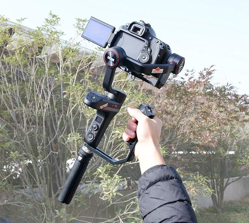 DF DIGITALFOTO Universal L Bracket Handle Gimbal Accessories,Mounting Monitor/Microphone with Bean Grip Compatible with DJI Ronin S/SC,RS2/RSC2/Zhiyun Crane V2/M/2,Moza Air 2,Feiyutech AK2000/4000 etc in Kuwait