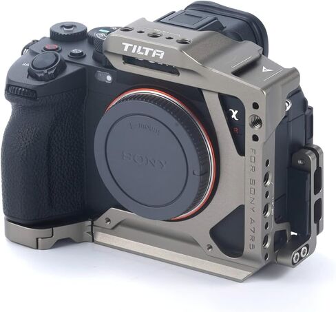 Tilta Half Camera Cage Compatible with Sony a7R V, with Mount Accessories via Cold Shoe and 1/4"-20 Threads with Locating Pins | TA-T46-HCC (Black) in Kuwait