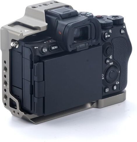 Tilta Half Camera Cage Compatible with Sony a7R V, with Mount Accessories via Cold Shoe and 1/4"-20 Threads with Locating Pins | TA-T46-HCC (Black) in Kuwait
