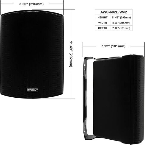 Earthquake Sound AWS-602W All-Weather Indoor/Outdoor Speakers (Matte White, Pair) in Kuwait