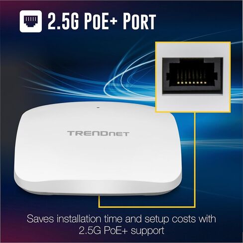 TRENDnet AX5400 Dual Band WiFi 6 PoE+ Access Point,TEW-925DAP in Saudi Arabia