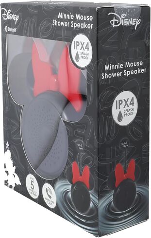 Disney Mickey Mouse Ears Bluetooth Shower Speaker with Suction Cup – Disney IPX4 Rated Water Resistant Speaker for Shower, Baths| Up to 5 HRs Playtime, Built in Button Controls and Mic for Phone Calls in Saudi Arabia