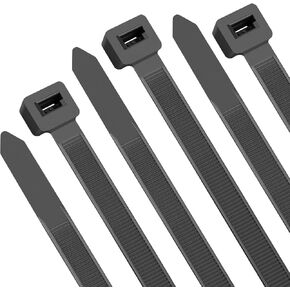 30PCS 32 inch Cable Zip Ties Heavy Duty 250lbs Tensile Strength Nylon Long Wire Ties Self-Locking Durable Plastic Tie Wraps for Indoor and Outdoor UV Resistant(Black)