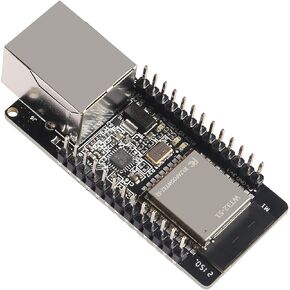 DWEII WT32-ETH01 ESP32 Module Ethernet WiFi Bluetooth Development Board WT32-ETH01 Embedded Serial Port to Ethernet Converter Serial to WiFi&Bluetooth MCU Module Pack of 1