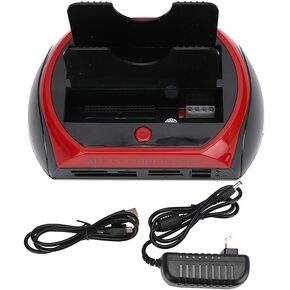 محطة إرساء محرك الأقراص الصلبة Tosuny 2.5 بوصة/3.5 بوصة HDD الكل في 1، محطة إرساء محرك الأقراص الصلبة SATA IDE 2.5 بوصة / 3.5 بوصة، تدعم جميع الأقراص الصلبة SATA وIDE مقاس 2.5/3.5 بوصة، متوافقة مع USB 1.1، USB 2.0 SATA l in Kuwait