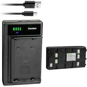 بطارية Kastar 4 عبوات وشاحن USB ذكي متوافق مع باناسونيك BP-12 BP-15 BP-17 BP-18 HHR-V20A/1B HHR-V214A/K HHR-V40A/1B PV-213A PV-214A PV-215A PV- بطارية B18 PV-BP15 PV-BP17 in Kuwait