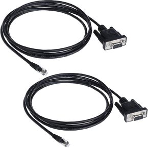 Nexstar RS 232 PC Interface Cable(RS 232 DB9Pin Female to RJ11 4P4C) L=6FT Black (1Pack) in Kuwait