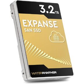 Water Panther WP Expanse 7.68TB eNAND 512e SAS Gen3 2.5-inch SSD | ECC PLP 1DWPD | Enterprise Data Center SAN Solid State Drive - WECS5S310768S