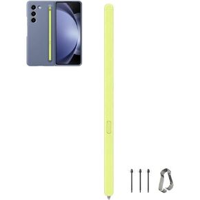 Fold Stylus Pen Replacement Compatible for Samsung Galaxy Z Fold 5/Fold 6 S Pen Fold Edition Slim 1.5mm Pen Tip, 4,096 Pressure Levels +Tips/Nibs (Green)