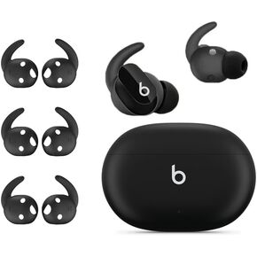 Zotech 3 Pair Silicone Anti Slip Earhooks Eartips for Beats Studio Buds [NOT Fit in Case] (Black) in Kuwait