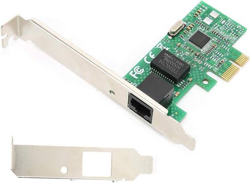 بطاقة شبكة جيجابت لـ Intel I211، منفذ فردي للتوجيه بدون أقراص EsxiPXE PCIE x1، بطاقة شبكة جيجابت مع دعامة منخفضة المستوى، معدل بيانات منفذ 1 جيجابت in Kuwait
