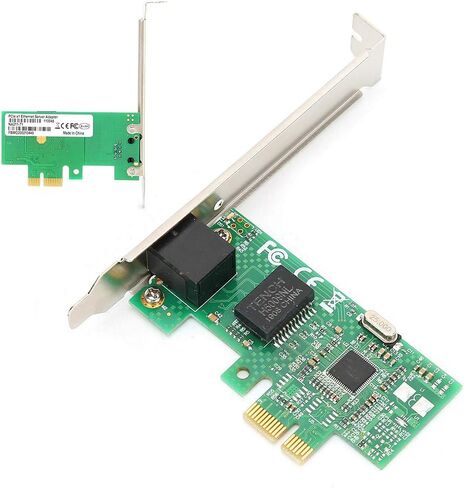 بطاقة شبكة جيجابت لـ Intel I211، منفذ فردي للتوجيه بدون أقراص EsxiPXE PCIE x1، بطاقة شبكة جيجابت مع دعامة منخفضة المستوى، معدل بيانات منفذ 1 جيجابت in Kuwait