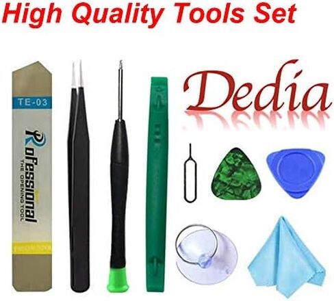 قطعة بديلة لشاشة تعمل باللمس باللون الأسود من Dedia لجهاز Samsung Galaxy Tab A 8.0 2017، مجموعة زجاجية رقمية لإصدار SM-T380 T380 WiFi (لا تتضمن LCD) مع أدوات، لاصق مثبت مسبقًا in Kuwait