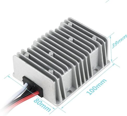 منظم جديد بحجم كبير محول الجهد DC/DC 24V ستيب إلى DC 13.8V 40A 552W Buck Transformer مقاوم للماء in Saudi Arabia