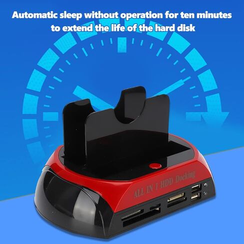 2.5"/3.5" HDD All in 1 HDD Hard Drive Docking Station, 2.5" / 3.5" SATA IDE HDD Docking Station, Support All 2.5 / 3.5" SATA & IDE Hard Disk, Compatible with USB 1.1, USB 2.0 SATA l in Saudi Arabia