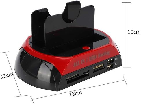 2.5"/3.5" HDD All in 1 HDD Hard Drive Docking Station, 2.5" / 3.5" SATA IDE HDD Docking Station, Support All 2.5 / 3.5" SATA & IDE Hard Disk, Compatible with USB 1.1, USB 2.0 SATA l in Saudi Arabia