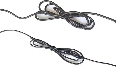1000 pcs 6 inch Black Cable Twist Ties Plastic Twist Ties with Rugged Metal Innercores Reusable Fastening Cable Cord Wire Ties in Kuwait