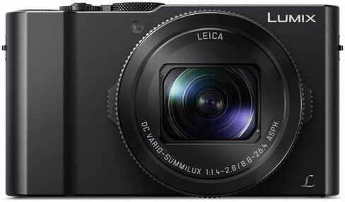 كاميرا باناسونيك لوميكس DMC-LX10 4K رقمية بوينت آند شوت، حزمة مستشعر 20.1 ميجابيكسل 1 بوصة مع حقيبة كاميرا، بطاقة SD سعة 32 جيجابايت، حافظة بطاقة SD، مجموعة برامج الكمبيوتر، مجموعة أدوات التنظيف in Kuwait