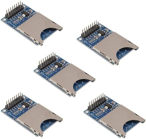 ACEIRMC 5pcs SD Card Module Slot Socket Reader for Arduino ARM Mcu SD Card Module Slot Socket Reader and Write in Saudi Arabia