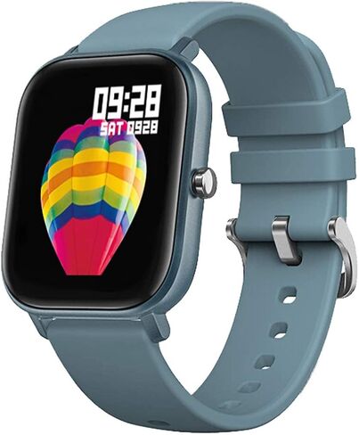Fitness Tracker Heart Rate Blood Pressure Watch Blood Oxygen Monitor Pedometer Step Counter Activity Tracker Big Fitness Tracker for Women Men Smart Watch for Android Phones Compatible iPhone in Kuwait