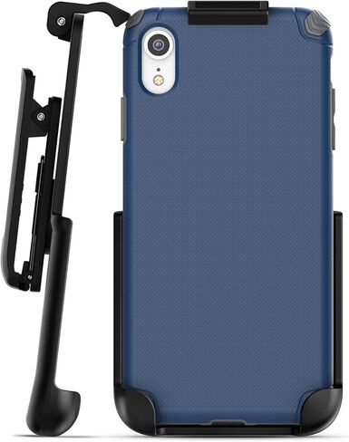 حافظة بمشبك حزام لهاتف iPhone XR، غطاء واقٍ رفيع للغاية مع حامل حزام لهاتف Apple iPhone XR (أزرق) in Kuwait