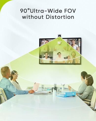 كاميرا ويب عالية الدقة بدقة 2 كيه 4 ميجابيكسل، كاميرا فيديو للحاسوب المحمول يو إس بي بي مع مصراع خصوصي، 2 ميكروفونات، التركيز التلقائي، 90 درجة، كاميرا بث احترافية للتسجيل، المؤتمرات، اللعب، بث مباشر in Kuwait