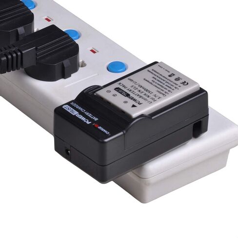 PowerTrust 3X EN-EL5 EL5 Battery and Fast Charger Kits for Nikon ENEL5 CoolPix 3700, 4200, 5200, 5900, 7900, P3, P4, P80, P90, P100, P500, P510, P520, P530, P5000, P5100, P6000, S10 Digital Camera in Kuwait