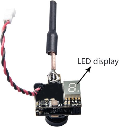 WT02 600TVL Ultra Micro AIO Camera and 200mW 5.8GHz Video Transmitter with Clover Antenna for FPV Indoor Racing in Kuwait