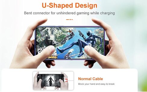 ترافيين محول USB C 180 درجة، محول نوع C على شكل U، وصلة محول USB C ذكر 180 درجة الى USB 3.0 انثى متوافق مع اللابتوب والتابلت والجوال (عبوة من قطعتين) in Saudi Arabia