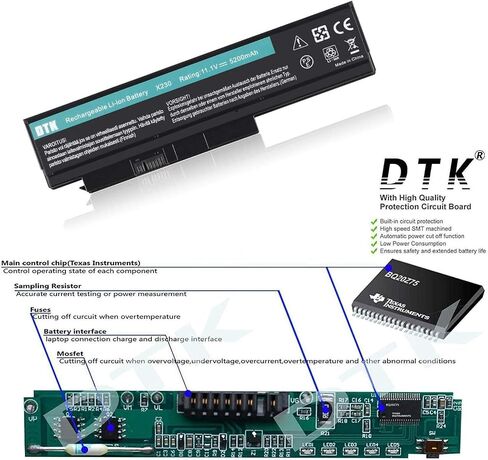 استبدال بطارية الكمبيوتر المحمول DTK لجهاز Lenovo ThinkPad X230i X230 X220 X220i 0A36306 45N1023 45N1022 0A36307 45N1027 45N1026 44+ 6 خلايا 11.1 فولت 4400 مللي أمبير في الساعة بطاريات ليثيوم أيون للكمبيوتر المحمول in Saudi Arabia