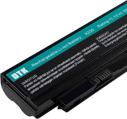 استبدال بطارية الكمبيوتر المحمول DTK لجهاز Lenovo ThinkPad X230i X230 X220 X220i 0A36306 45N1023 45N1022 0A36307 45N1027 45N1026 44+ 6 خلايا 11.1 فولت 4400 مللي أمبير في الساعة بطاريات ليثيوم أيون للكمبيوتر المحمول in Saudi Arabia