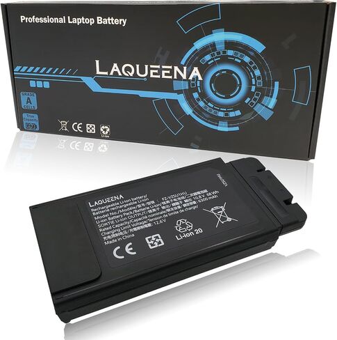بطارية كمبيوتر محمول LAQUEENA FZ-VZSU1HU متوافقة مع Panasonic Toughbook 55 FZ-55 Mk1 FZ-VZSU1 10.8V 68Wh 6-Cell غير مناسبة لـ CF-54 in Saudi Arabia