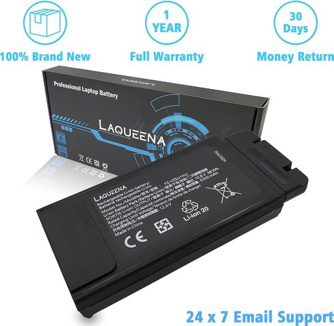 بطارية كمبيوتر محمول LAQUEENA FZ-VZSU1HU متوافقة مع Panasonic Toughbook 55 FZ-55 Mk1 FZ-VZSU1 10.8V 68Wh 6-Cell غير مناسبة لـ CF-54 in Saudi Arabia