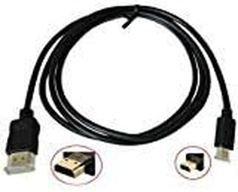 كيبل موصل مايكرو HDMI عالي السرعة مطلي بالذهب نوع D الى HDMI نوع A ذكر الى ذكر لسوني هاندي كام HDR-CX220 HDR-CX240 HDR-CX330 HDR-CX380 HDR-PJ275 HDR-PJ670 in Kuwait