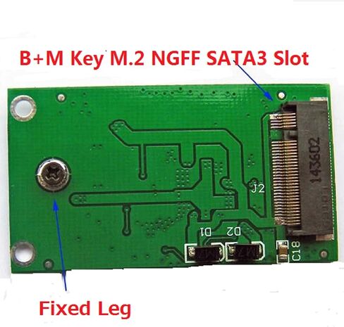 محول TOPSUKE M.2 NGFF(SATA) 2242 SSD إلى ZIF/CE(IDE 40pin) لأجهزة الكمبيوتر المحمول HP 2400 2510P 2710P/DELL D420 D430 in Kuwait