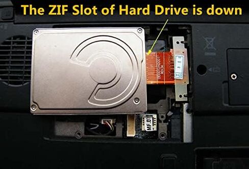 محول TOPSUKE M.2 NGFF(SATA) 2242 SSD إلى ZIF/CE(IDE 40pin) لأجهزة الكمبيوتر المحمول HP 2400 2510P 2710P/DELL D420 D430 in Kuwait