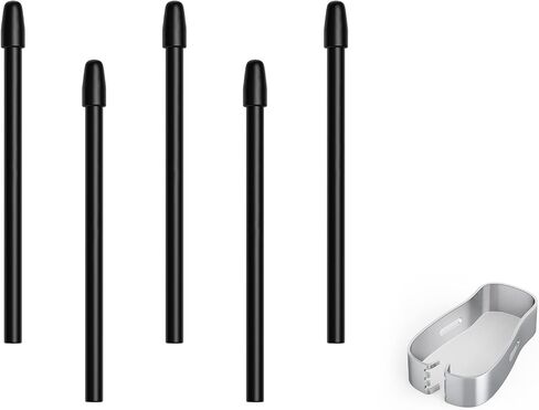 اطراف قلم ماركر بديلة ايوتو من 5 قطع من اجل 2 - حساسية الضغط ودعم الكتابة والامالة، مع اداة ازالة الرؤوس وطرفي قلم ملحوظين (القلم غير متضمن) in Kuwait