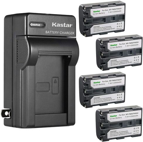 Kastar 3 عبوات بطارية وشاحن حائط تيار متردد بديل لسوني DCR-TRV140، DCR-TRV145، DCR-TRV147، DCR-TRV230، DCR-TRV239، DCR-TRV240، DCR-TRV245، DCR-TRV250، DCR-TRV255، DCR- TRV260، DCR-TRV265 in Kuwait